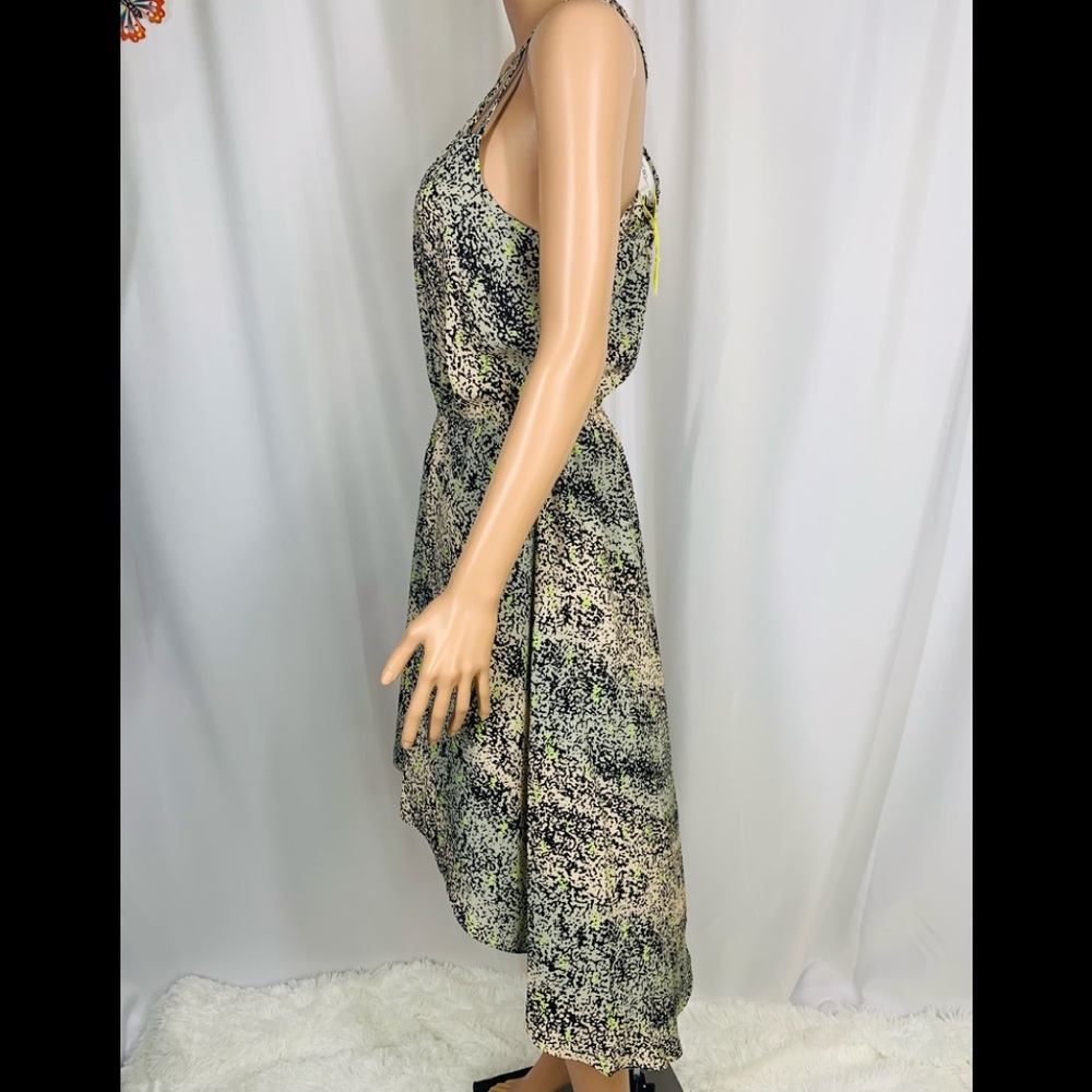 BCBGeneration Multicolor Racerback High- Low Dress